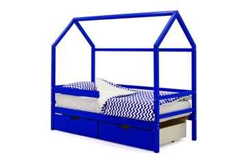 Кровать-домик детская Svogen синий во Владикавказе