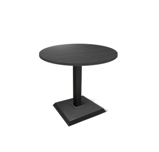 Мини-стол на кухню SHT-TU5-BS2 / SHT-TT 80 ЛДСП (камень пьетра гриджио черный/черный) во Владикавказе