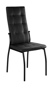 Обеденный стул Галс-М, к/з Pegasso черный, ножки черные во Владикавказе