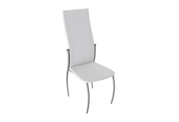 Обеденный стул Комфорт-М, цвет Эмаль Бриллиант, Белый Аллигатор к/з 218 (белый) во Владикавказе