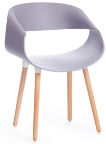 Обеденный стул QXX (mod. C1058) 54х56х78 серый 024 /натуральный арт.15194 во Владикавказе