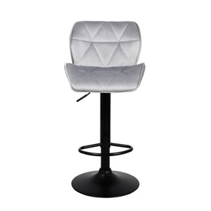 Барный стул Кристалл  WX-2583 белюр серый во Владикавказе