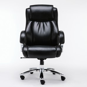 Компьютерное кресло Brabix Premium Status HD-003 (рециклированная кожа, хром, черное) 531821 во Владикавказе