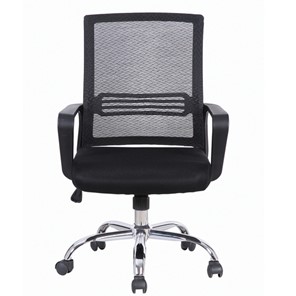 Офисное кресло Brabix Daily MG-317 (с подлокотниками, хром, черное) 531833 во Владикавказе