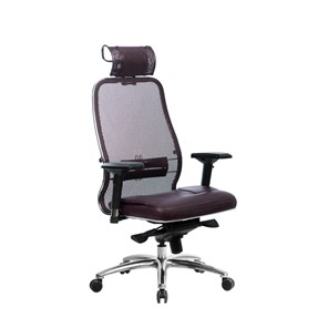 Кресло офисное Samurai SL-3.04, темно-бордовый во Владикавказе