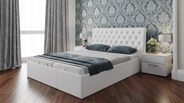 Кровать с подъемным механизмом Скарлет (Белая) во Владикавказе