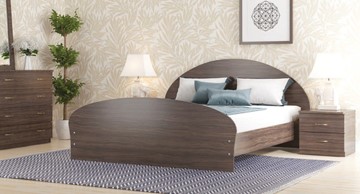 Кровать в спальню СВ-Стиль Валенсия, 160х200 с основанием, венге во Владикавказе