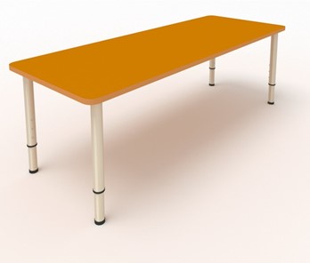 Стол для детей 2-местный  (по одну сторону столешн.) СДО-3 (0-3) оранжевый во Владикавказе