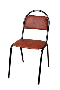 Офисный стул Стандарт СРП-033 Эмаль коричневый кожзам во Владикавказе