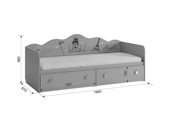 Детская кровать-софа Амели во Владикавказе - изображение 2