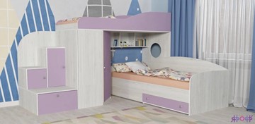 Детская кровать-шкаф Кадет-2, корпус Винтерберг, фасад Ирис во Владикавказе