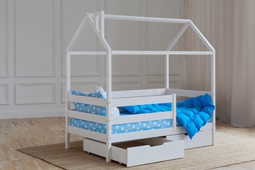 Детская кровать Домик с ящиками, цвет белый во Владикавказе - предосмотр 2