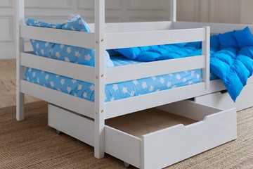 Детская кровать Домик с ящиками, цвет белый во Владикавказе - предосмотр 3