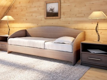 Подростковая кровать Этюд Софа, 90х200, ясень шимо темный во Владикавказе