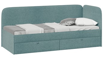 Детская кровать Молли тип 1 (80), Микровелюр Scandi Indigo 11 во Владикавказе