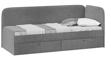 Детская кровать для мальчика Молли тип 1 (90), Микровелюр Scandi Graphite 22 во Владикавказе