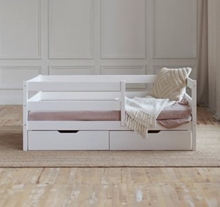 Детская кровать Софа с ящиками, цвет белый во Владикавказе