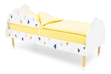 Кроватка Stumpa Облако "Треугольники желтый, синий" во Владикавказе
