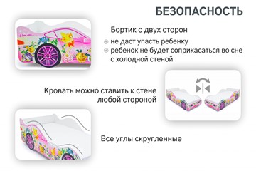 Детская кровать-машина Фея во Владикавказе - предосмотр 5