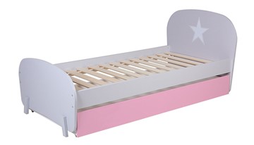 Кровать детская POLINI Kids Mirum 1915 Серый / розовый во Владикавказе