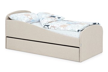 Кровать с ящиком Letmo карамель (рогожка) во Владикавказе