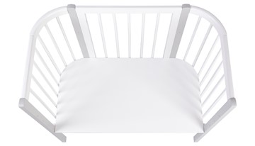 Кроватка приставная POLINI Kids Simple 120 Белый / Серый во Владикавказе - предосмотр 3