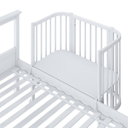 Кроватка-трансформер POLINI Kids Simple 120 Белый во Владикавказе - изображение 5