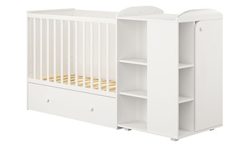 Детская кровать-шкаф с комодом POLINI Kids Ameli 800 Белый, серия AMELI во Владикавказе