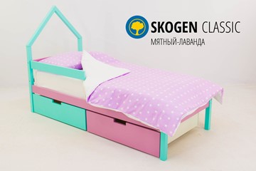 Детская кровать-домик мини Skogen мятный-лаванда во Владикавказе