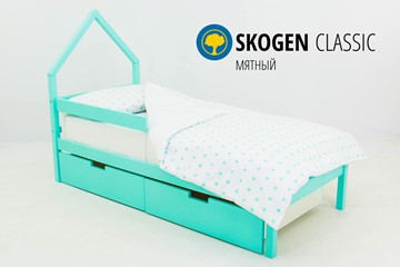 Кровать-домик в детскую мини Skogen мятная во Владикавказе