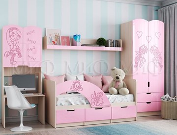Детская спальня Юниор-3, Розовый металлик во Владикавказе