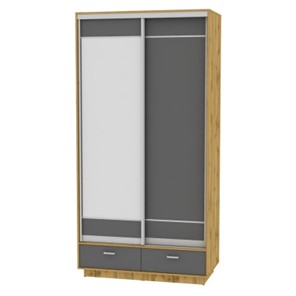 Шкаф 2-дверный Весенний HK3, 2385х1200х600 (D1D2), ДВ-Графит во Владикавказе