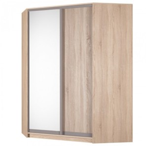 Угловой шкаф Аларти (YA-198х1400(602) (12) Вар. 4; двери D5+D6), с зеркалом во Владикавказе