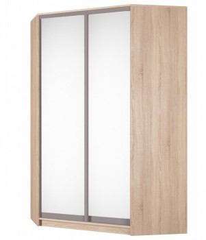 Шкаф Аларти (YA-230х1400(602) (10) Вар. 5; двери D5+D5), с зеркалом во Владикавказе - изображение