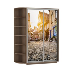 Шкаф 2-дверный Экспресс 1900x600x2200, со стеллажом, Улица/шимо темный во Владикавказе