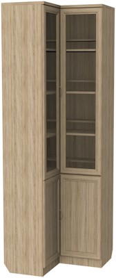 Шкаф угловой 211, цвет Дуб Сонома во Владикавказе - изображение