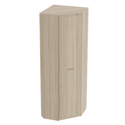Угловой распашной шкаф Элана, Дуб сонома 720х720х208 во Владикавказе - изображение