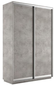Шкаф 2-дверный Экспресс (ДСП) 1400х450х2200, бетон во Владикавказе