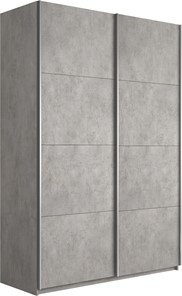 Шкаф 2-х дверный Прайм (ДСП/ДСП) 1400x570x2300, бетон во Владикавказе