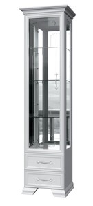 Шкаф-витрина Грация ШР-1, белый, 3 стекла, 420 во Владикавказе