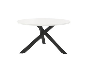 Круглый столик Триада-15Д, черный/белый во Владикавказе