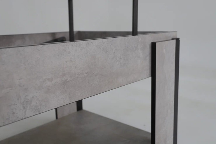 Столик-трансформер Дэнс, цемент светлый во Владикавказе - изображение 8