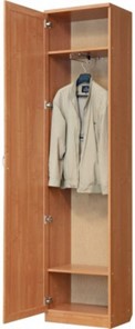 Шкаф одностворчатый 107 с выдвижной штангой, цвет Дуб Сонома во Владикавказе - предосмотр 1