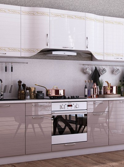 Модульный кухонный гарнитур Анастасия цвет капучино 2 (260 см) во Владикавказе - изображение 10