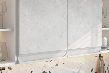 Угловой гарнитур Вельвет, бетон графит/бетон снежный во Владикавказе - предосмотр 4