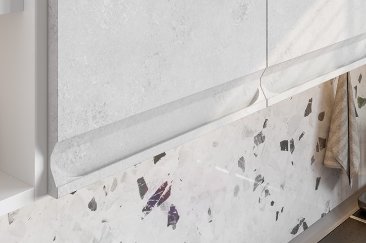 Угловой гарнитур Вельвет, бетон графит/бетон снежный во Владикавказе - изображение 5