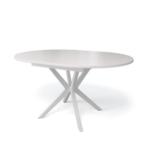 Стеклянный обеденный стол Kenner B1300 (Белый/Стекло белое сатин) во Владикавказе