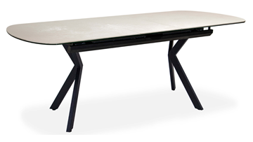 Кухонный раскладной стол Шамони 3CX 180х95 (Oxide Avorio/Графит) во Владикавказе - предосмотр 1