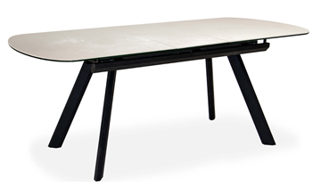 Кухонный стол раскладной Шамони 2CQ 160х90 (Oxide Avorio/Графит) во Владикавказе - предосмотр 1