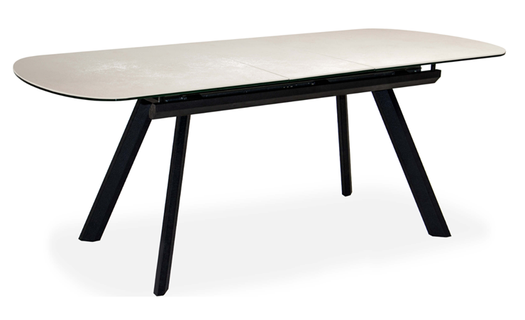 Кухонный стол раскладной Шамони 2CQ 160х90 (Oxide Avorio/Графит) во Владикавказе - изображение 1